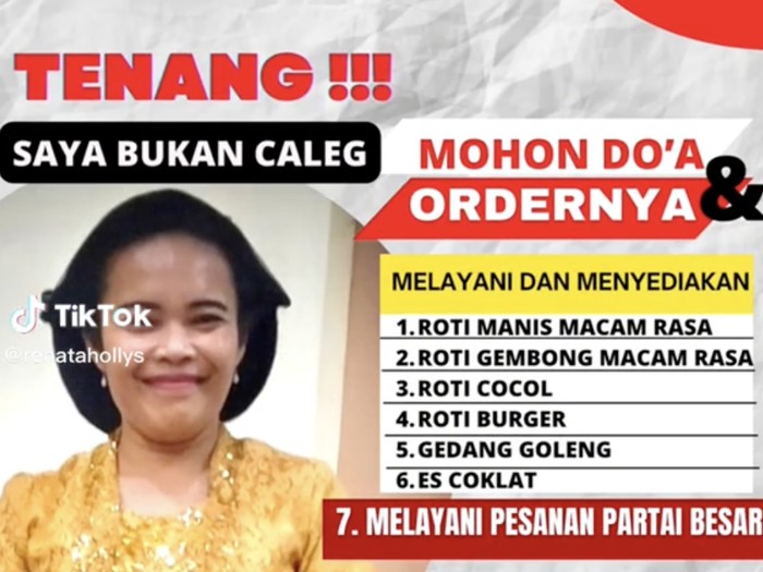 Penjual roti caleg