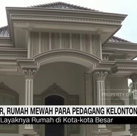 Bangunan rumah rata-rata bergaya megah dengan dua lantai. Ada juga rumah bergaya Eropa klasik. Foto: Dok. CNN Indonesia.