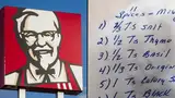 Resep Rahasia Ayam Goreng KFC Dibocorkan, Ini Bumbu Rahasianya