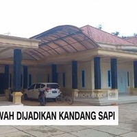Madura dikenal dengan budaya karapan sapi. Di wilayah ini sapi-sapi yang diikutkan dalam lomba karapan mendapatkan perlakuan istimewa, demikian pula dengan kandangnya. Seperti yang dilakukan pemilik rumah mewah di Desa Lantek Timur, Kecamatan Galis, Kabupaten Bangkalan, Madura, Jawa Timur ini yang viral di media sosial. Foto: Dok. CNN Indonesia.