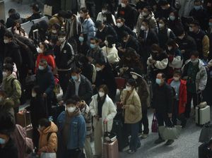 Suasana Arus Balik Festival Musim Semi di China, Padat Merayap!