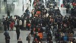 Suasana Arus Balik Festival Musim Semi di China, Padat Merayap!