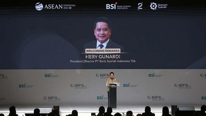 BSI Gelar Global Islamic Finance Summit 2023 PT Bank Syariah Indonesia Tbk menggelar Global Islamic Finance Summit di Jakarta, Rabu (15/2/2023). Acara digelar untuk kemajuan keuangan syariah di Indonesia.