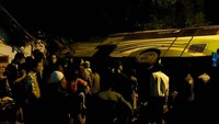 Kecelakaan ini terjadi sekitar pukul 17.30 pada Selasa (14/2/2023)/Foto: Muhajir Arifin