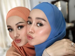 Pamer Wajah Full Makeup Bareng Lesti Kejora, Tangan Dinda Hauw Kena Nyinyiran