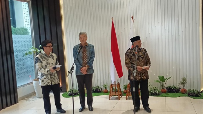 Dubes AS Sung Yong Kim Bertemu Presiden PKS Ahmad Syaikhu (Adrial/detikcom)