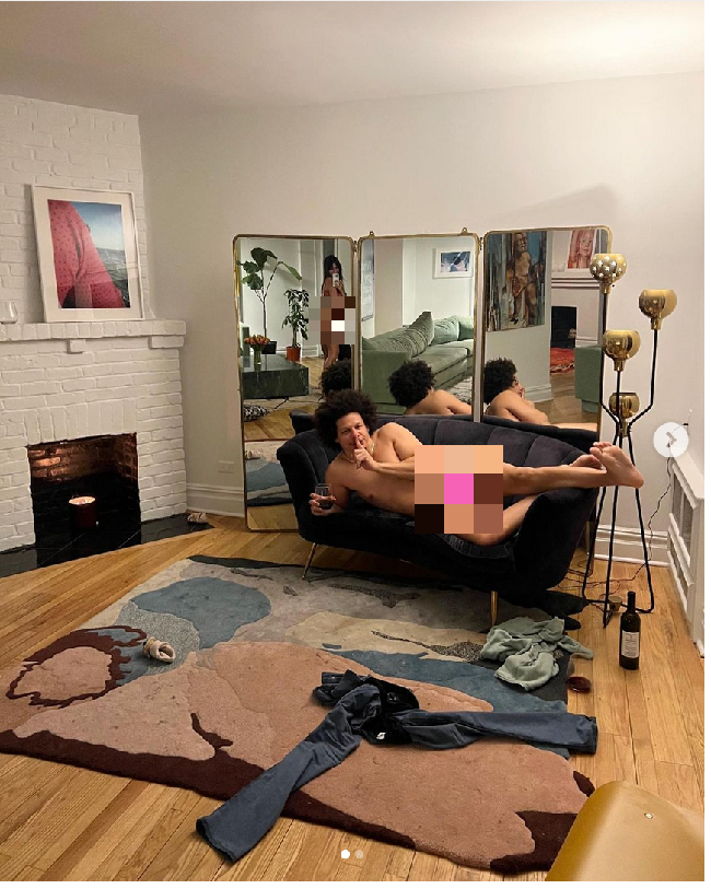 Unggahan Eric itu sudah mendapat lebih dari 471 ribu likes dan diserbu komentar netizen. Namun netizen salah fokus dengan foto tersebut. Bukannya membahas gaya Eric atau soal Hari Valentine, netizen malah ramai berkomentar soal kehadiran Emily di foto tersebut. (Foto: Dok. Instagram)