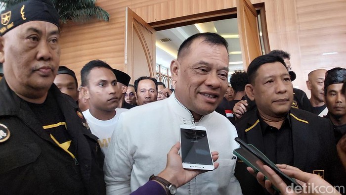 Gatot Nurmantyo di acara Partai Ummat, 15 Februari 2023. (Rumondang Naibaho/detikcom)