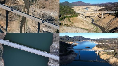 Imbas Badai, Waduk Terbesar di California yang Mengering Mulai Pulih