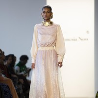 Fashion show Zeta Privé, brand busana lokal milik desainer sekaligus pengusaha muda Trisha Chas di New York Fashion Week 2023, Senin (13/2/2023). Foto: Dok. Trisha Chas/Zeta Prive