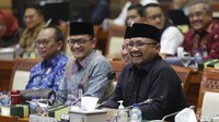 Kesepakatan itu diambil dalam rapat kerja Komisi VIII DPR RI bersama Menteri Agama (Menag) Yaqut Cholil Qoumas di gedung DPR/MPR, Jakarta, Rabu (15/2/2023).