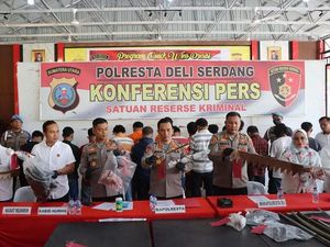 Bentrok Berujung 1 Warga Tewas di Deli Serdang, 5 Orang Jadi Tersangka