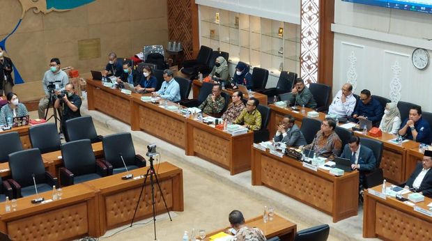 Rapat Baleg DPR RI. (CNBC Indonesia/Cantika Adinda Putri)