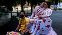 Sebelum pandemi Covid-19, kegiatan ini biasanya diikuti oleh lebih dari 100 pasangan.  