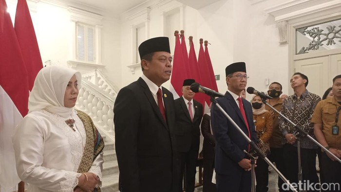 Sekda DKI Joko Agus dan Pj Gubernur DKI Heru Budi