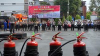 Apel kesiapsiagaan ini untuk mengantisipasi terjadinya bencana alam menyusul pemerintah setempat mengeluarkan status siaga bencana di wilayah tersebut.