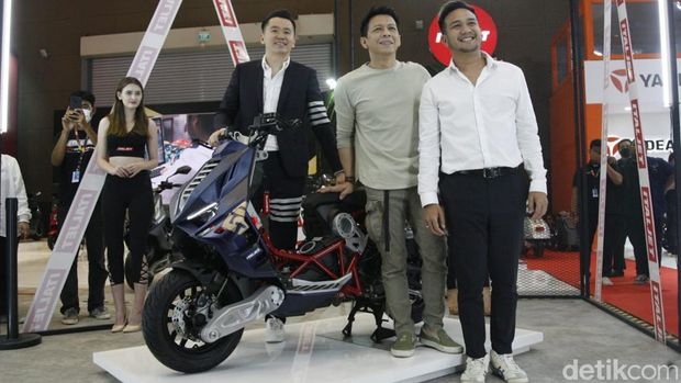 Ariel Noah Ikut Luncurkan Italjet Dragster Super Limited Edition Foto: Luthfi Anshori/detikOto