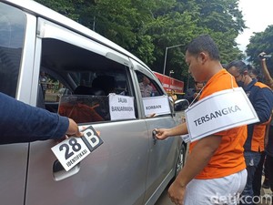 Kronologi Bripda HS Bunuh Sopir Taksi dalam 40 Adegan Rekonstruksi