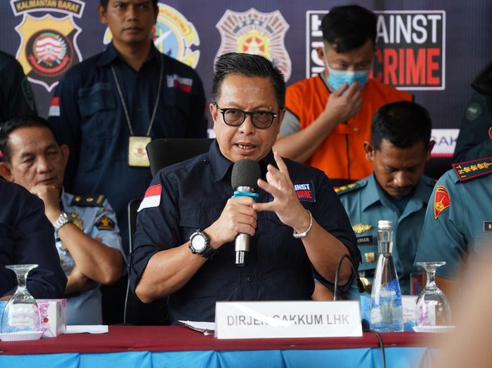 Dirjen Penegakan Hukum Kementerian Lingkungan Hidup dan Kehutanan Republik Indonesia (KLHK) Rasio Ridho Sani.