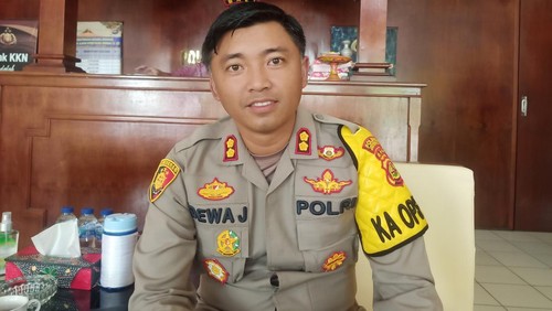 Kapolres Jembrana, AKBP I Dewa Gde Juliana, saat ditemui dikantornya, Kamis (16/2/2023). (I Putu Adi Budiastrawan/detikBali).