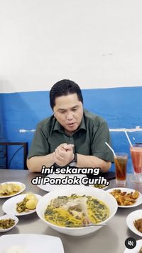 Keliling Indonesia, Erick Thohir Cicip Makanan Tradisional Yang Jempolan!