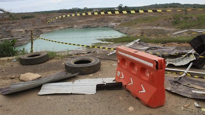 Jalan Nasional yang Longsor di Kalsel Tak Kunjung Ditangani