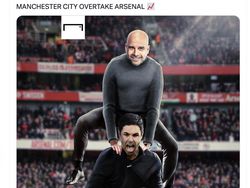 Meme Kocak Arsenal Dilengserkan City, Arteta Panas Dingin