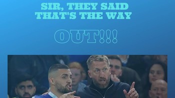 Menunjukan jalan keluar untuk Potter. Foto: Twitter