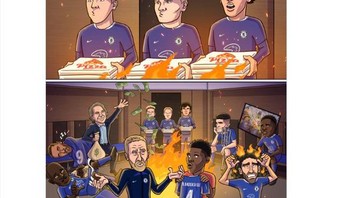 Peringkat 10 di liga, kalah di leg pertama UCL dari Dortmund, tidak bisa mencetak gol, tidak bisa menang... Selamat datang di Chelsea Foto: Twitter