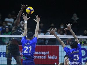 Duel Sengit, Palembang Bank SumselBabel Kalahkan Jakarta Pertamina 3-2