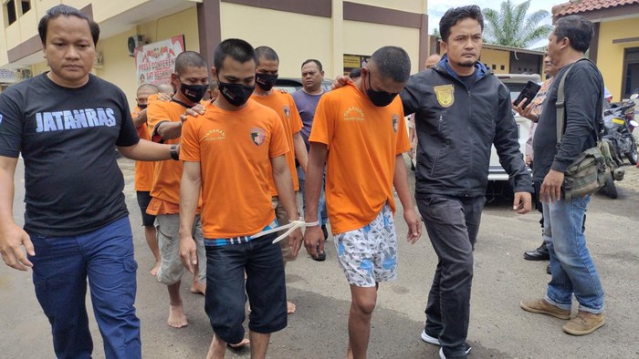 Polisi tangkap 10 pelaku pencurian motor di Lebak (Fathul-detikcom)