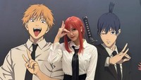 Pr Pitaloka juga mengaku banyak yang ingin foto dengannya saat dirinya cosplay Makima. (Foto: dok Instagram)
