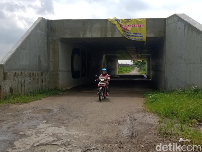 Terowongan di Desa Kahuman, Kecamatan Polanharjo, Klaten, Kamis (16/2/2023).