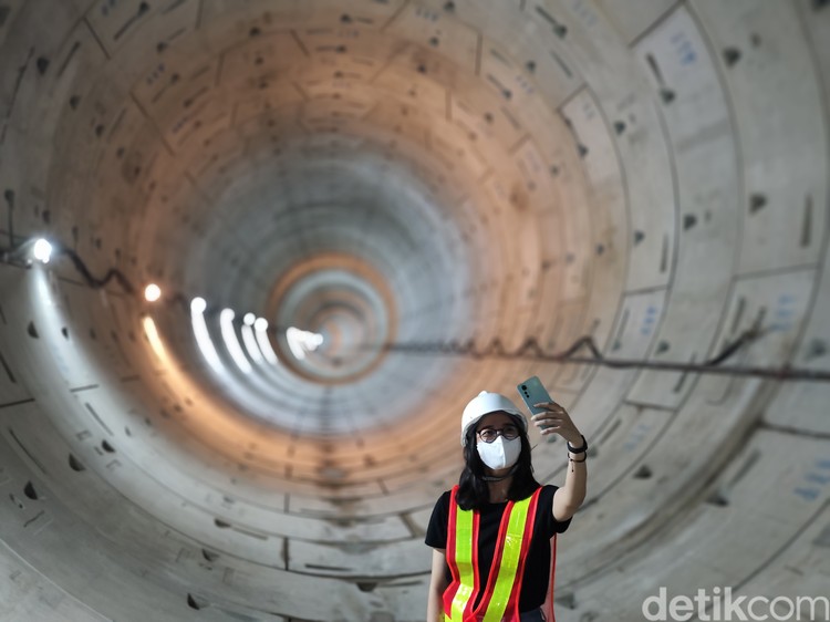 Terowongan Stasiun Monas MRT Fase 2