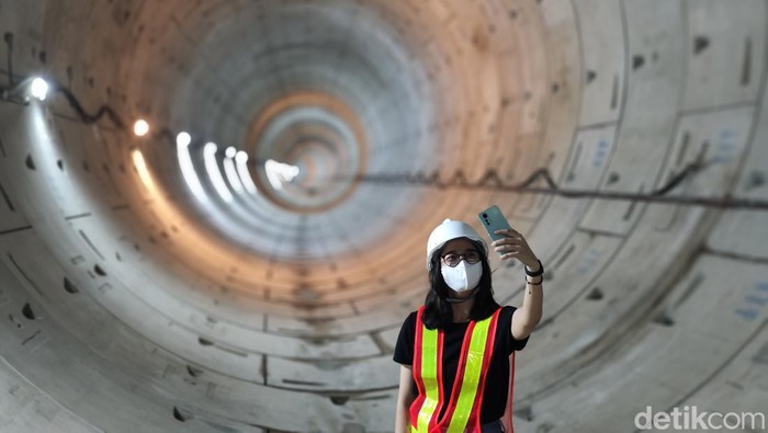 Terowongan Stasiun Monas MRT Fase 2