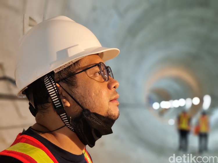 Terowongan Stasiun Monas MRT Fase 2