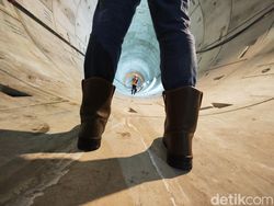 Menelusuri Terowongan Stasiun Monas MRT Fase 2