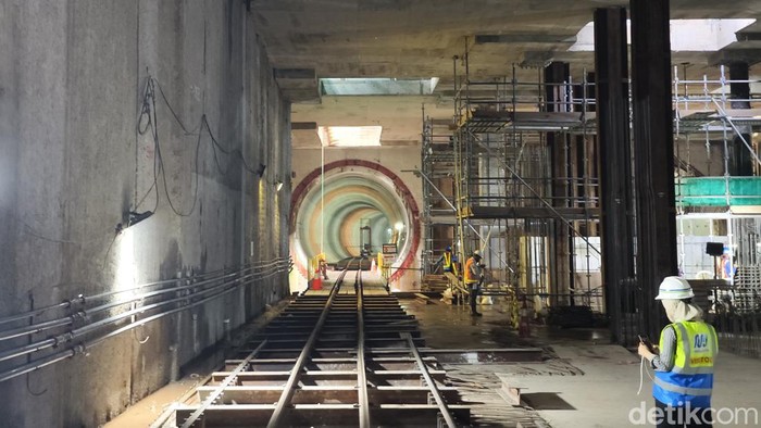 Terowongan Stasiun Monas MRT Fase 2
