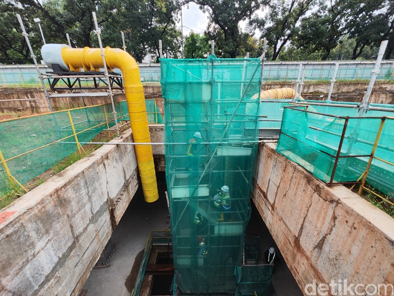 Terowongan Stasiun Monas MRT Fase 2