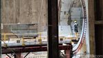 Penampakan Terowongan Penghubung Stasiun MRT Kota-Glodok