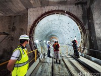 Terowongan Stasiun Monas MRT Fase 2