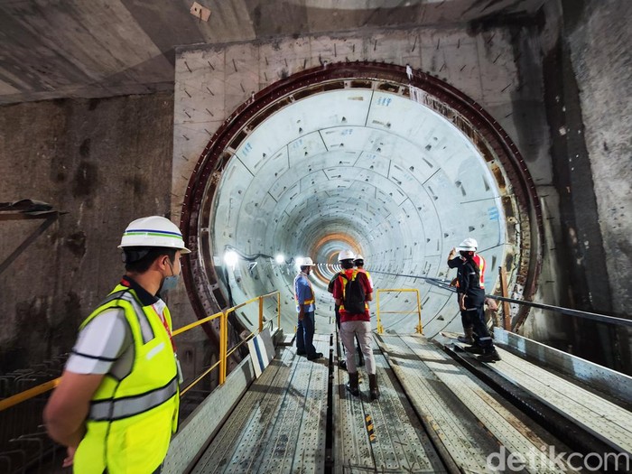Terowongan Stasiun Monas MRT Fase 2