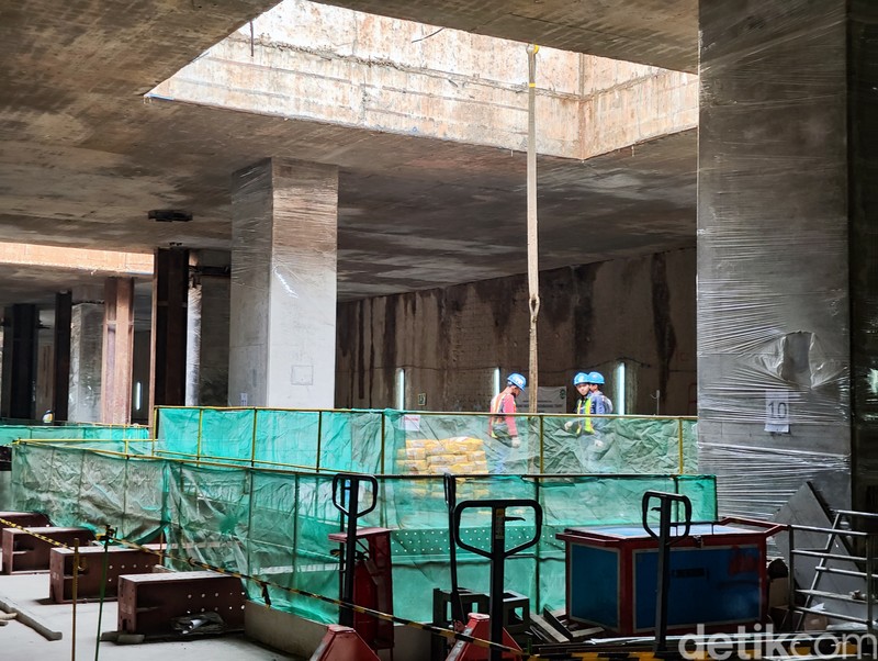 Terowongan Stasiun Monas MRT Fase 2