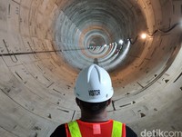 Terowongan Stasiun Monas MRT Fase 2