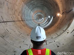 Menelusuri Terowongan Stasiun Monas MRT Fase 2
