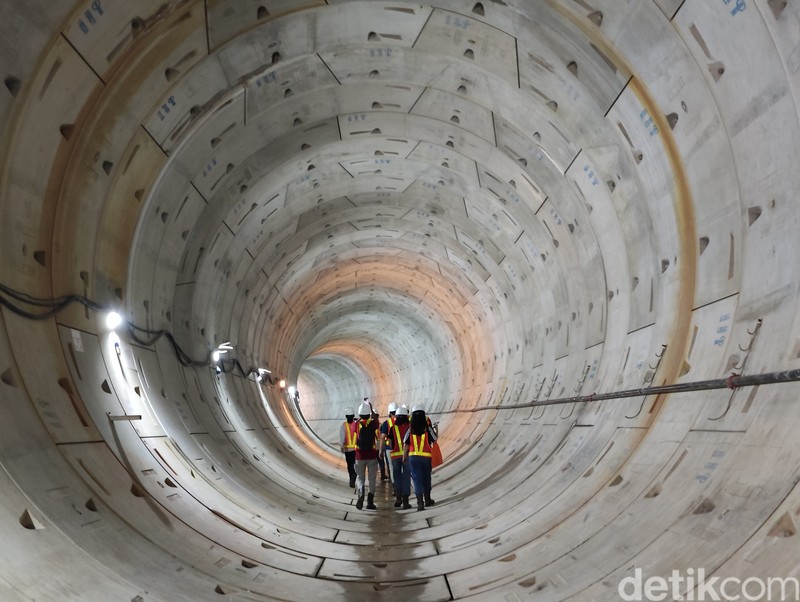 Terowongan Stasiun Monas MRT Fase 2