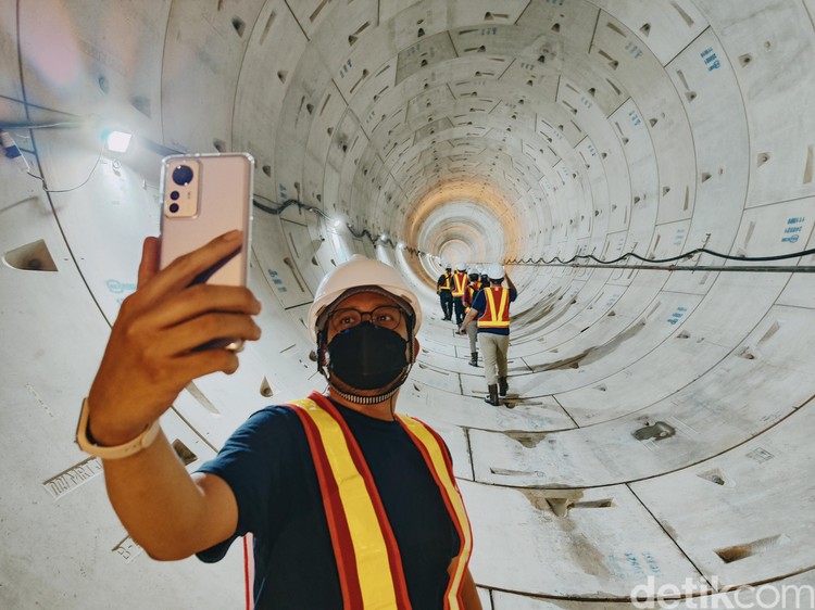 Terowongan Stasiun Monas MRT Fase 2