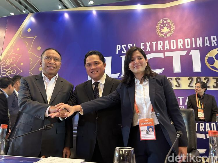 Potret Dua Menteri Jokowi Pimpin PSSI: Erick Thohir Ketua, Amali Wakil
