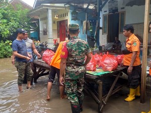 Giliran Kota Pasuruan Terendam Banjir Imbas Meluapnya Sungai Welang