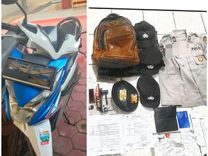 Polisi di Lampung Curi Motor, Ditangkap gegara Tas Tertinggal
